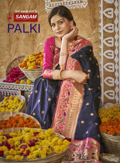 Palki By Sangam Prints Paithani Silk Saree Collection